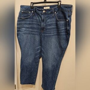 Madewell Curvy Perfect Vintage Straight Jeans in Mayfield Wash Size 22W …